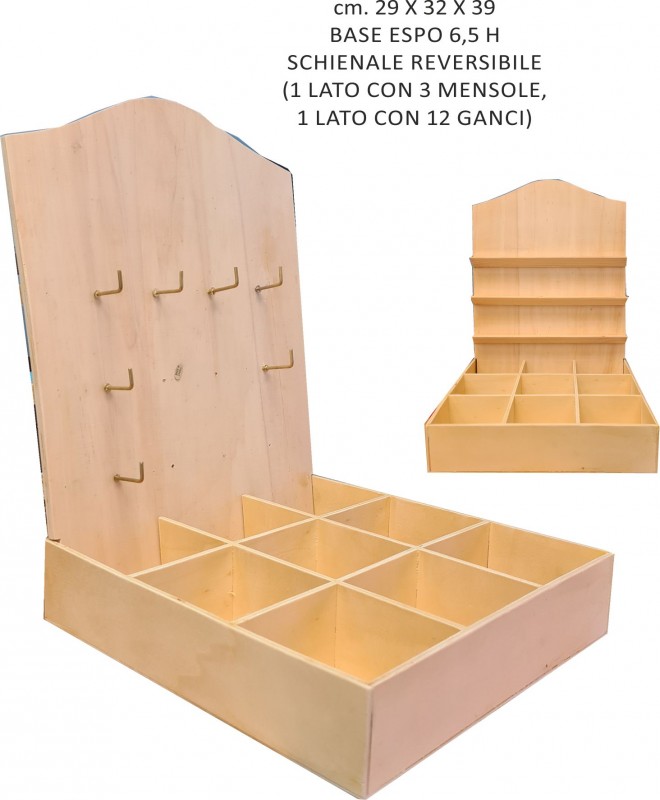 Espositore in legno in miniatura, espositore da panetteria in miniatura Espositore in legno in miniatura, espositore da panetteria in miniatura